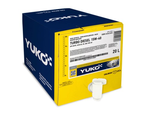 Моторна олива Yuko TURBO DIESEL 15W-40 20л (4820070243895)