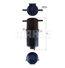 Фільтр паливний Mahle KL873