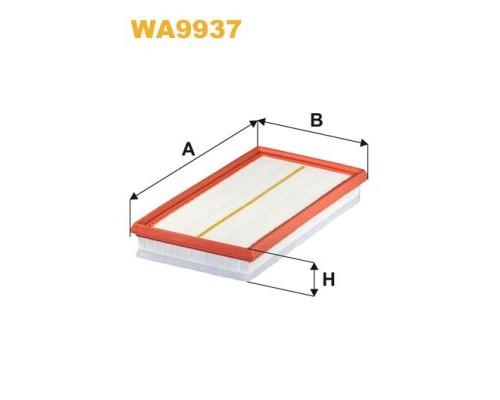 Повітряний фільтр для автомобіля Wixfiltron WA9937