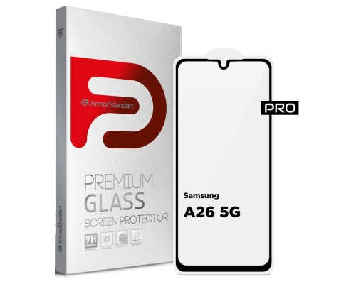 Скло захисне Armorstandart Pro Samsung A26 5G Black (ARM82212)