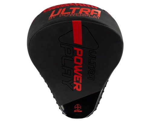 Лапи боксерські PowerPlay 3044 Pro Carbon Ultra Series Чорно-Червоні (PP_3044_Bl/Red)