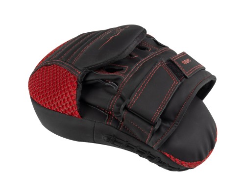 Лапи боксерські PowerPlay 3044 Pro Carbon Ultra Series Чорно-Червоні (PP_3044_Bl/Red)
