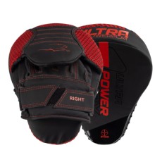 Лапи боксерські PowerPlay 3044 Pro Carbon Ultra Series Чорно-Червоні (PP_3044_Bl/Red)