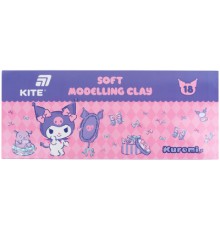 Пластилін Kite Kuromi восковий, 18 кольорів, 360 г (HK24-085)