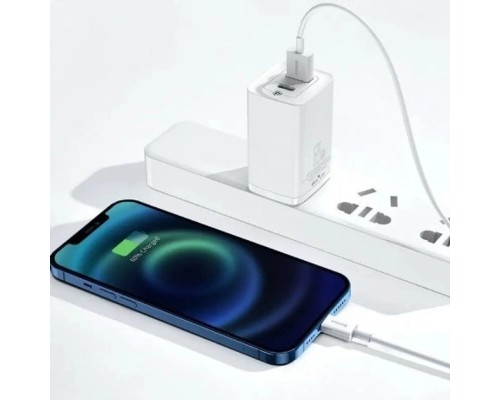 Дата кабель USB 2.0 AM to Lightning 2.0m Superior Fast Charging 2.4A white Baseus (CALYS-C02)