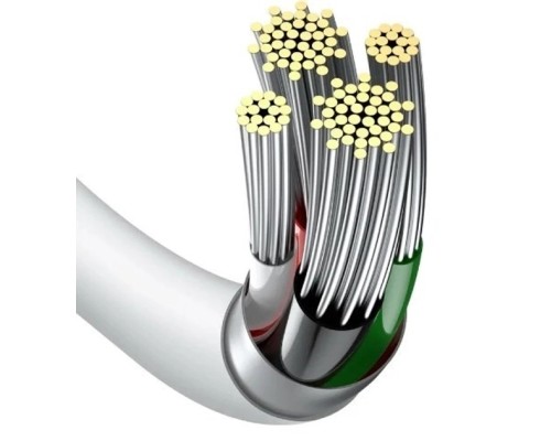 Дата кабель USB 2.0 AM to Lightning 2.0m Superior Fast Charging 2.4A white Baseus (CALYS-C02)