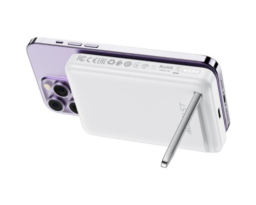 Батарея універсальна Acefast Magnetic Wireless 10000mAh 20W PD, QC/3.0, QI 20W, M6 White (6974316282617)