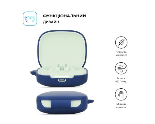 Чохол для навушників Armorstandart Hang Case для Xiaomi Redmi Buds 6 Dark Blue (ARM83391) Чохол для навушників Armorstandart Hang Case для Xiaomi Redmi Buds 6 Dark Blue (ARM83391)