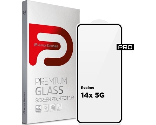 Скло захисне Armorstandart Pro Realme 14x 5G Black (ARM83557)