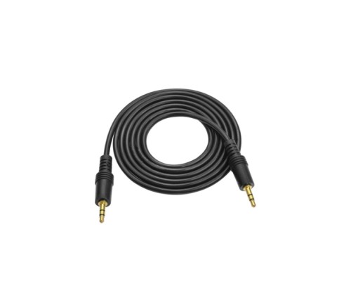 Кабель мультимедійний 3.5mm M to 3.5mm M 1.5m black Voltronic (YT-AUXGJ(M)/(M)-1.5-B)
