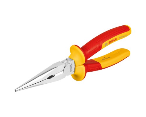 Плоскогубці Bosch Professional, з довгим носом прямі, 200 мм, VDE (1.600.A02.NE3)
