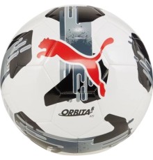М'яч футбольний Puma Orbita 6 MS 084335-02 білий, чорний, червоний 4 (4067981498192)