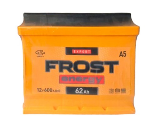 Акумулятор автомобільний FROST ENERGY 62Ah Ев (-/+) (600EN)