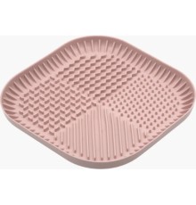 Універсальний посуд для тварин Fiboo Fiboowl килимок для злизування ласощів та їжі, L рожевий (FIB0228)