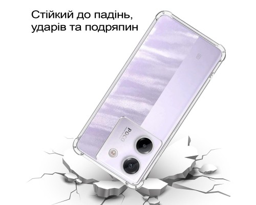Чохол до мобільного телефона BeCover Anti-Shock Poco M7 Pro 5G Clear (713809)