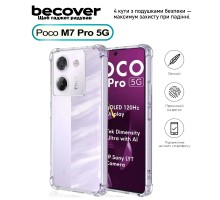 Чохол до мобільного телефона BeCover Anti-Shock Poco M7 Pro 5G Clear (713809)