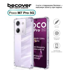 Чохол до мобільного телефона BeCover Anti-Shock Poco M7 Pro 5G Clear (713809)
