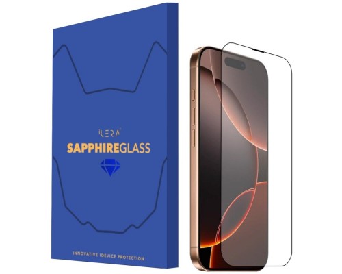Скло захисне iLera Sapphire Ultra + Glass iPhone 16 Pro Max (ILSPDL16PRMAX)