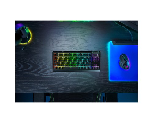 Клавіатура Razer BlackWidow V4 Low-Profile TKL Wireless/Bluetooth/USB Yellow switch UA Black (RZ03-05450100-R3M1)