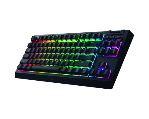 Клавіатура Razer BlackWidow V4 Low-Profile TKL Wireless/Bluetooth/USB Yellow switch UA Black (RZ03-05450100-R3M1)