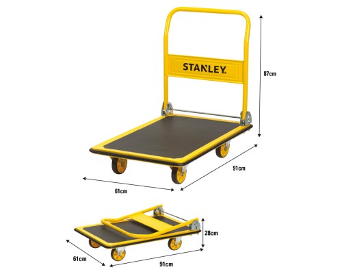 Візок вантажний Stanley до 300кг, розмір платформи 91х61см (SXWT-PC528)
