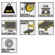 Візок вантажний Stanley до 300кг, розмір платформи 91х61см (SXWT-PC528)
