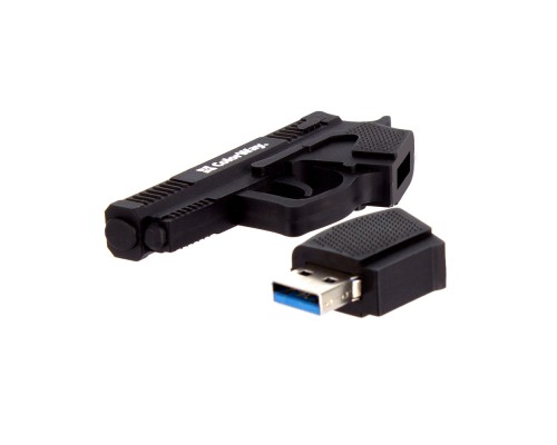 USB флеш накопичувач ColorWay Pistol 32 GB 3.0 Black (CW-USBPL32) 