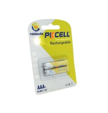 Акумулятор AAA R03 1000mAh 1.2V NiMH Rechargeable Battery, 2шт/бл PkCell (PC/AAA1000-2BR)