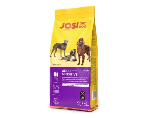 Сухий корм для собак Josera JosiDog Adult Sensitive 2.7 кг (4032254774808)