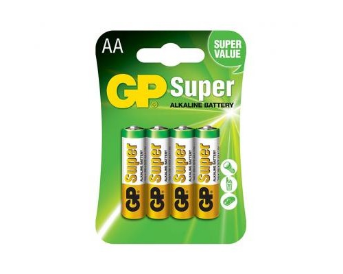 Батарейка Gp AA LR6 Super Alcaline * 4 (15A-U4 / 4891199000034) 