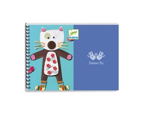 Набір для творчості Djeco Художній комплект Коллаж для самих маленьких 4 фігурки (DJ08664)