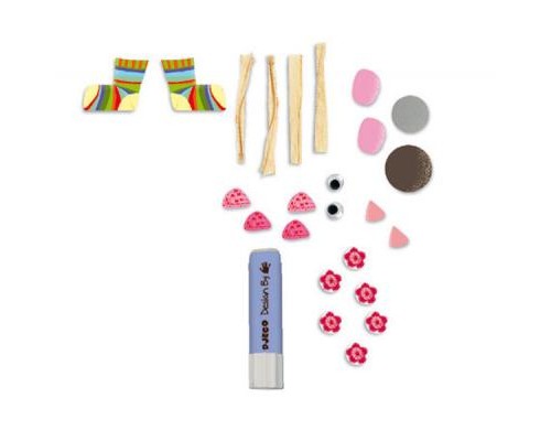 Набір для творчості Djeco Художній комплект Коллаж для самих маленьких 4 фігурки (DJ08664)