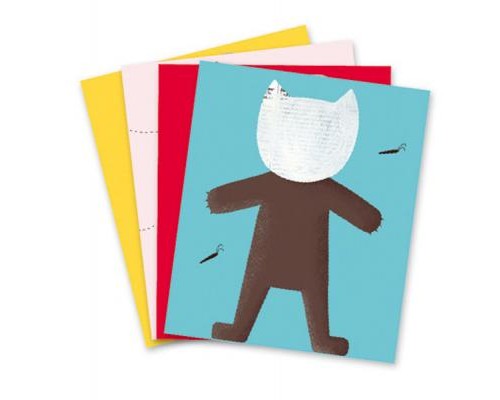 Набір для творчості Djeco Художній комплект Коллаж для самих маленьких 4 фігурки (DJ08664)