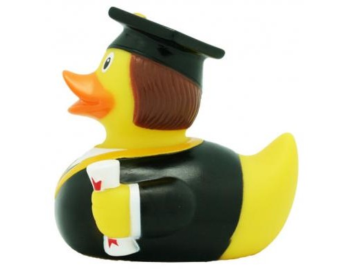 Іграшка для ванної Funny Ducks Выпускник утка (L1887) Іграшка для ванної Funny Ducks Выпускник утка (L1887)