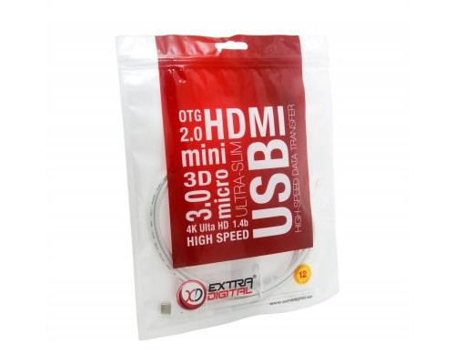 Дата кабель USB 3.0 Type-C to AM 1.0m Extradigital (KBU1673)