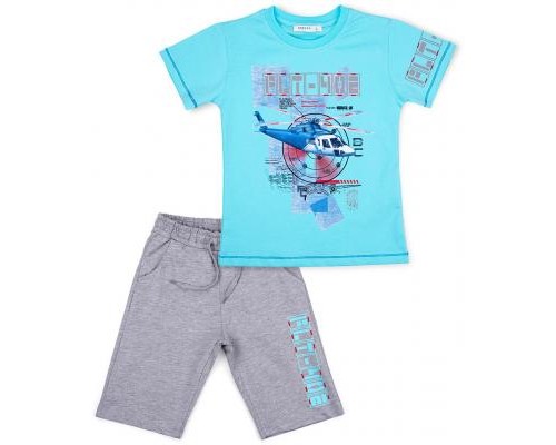 Набір дитячого одягу Breeze з геліоптером (10970-110B-blue)