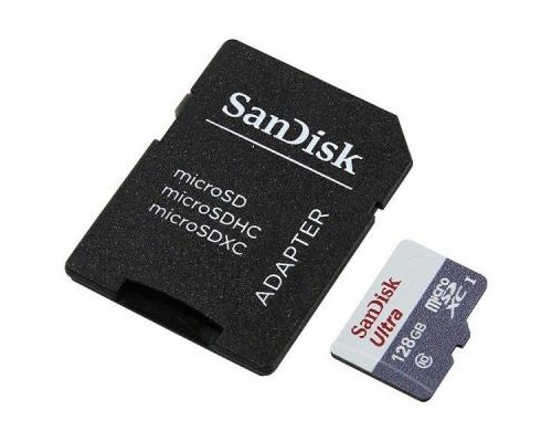 Карта пам'яті SanDisk 128GB microSDXC class 10 UHS-I Ultra (SDSQUNS-128G-GN6TA)