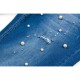 Штани дитячі Breeze з перлинками (20126-152G-blue)