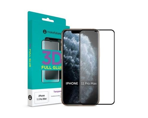 Скло захисне MakeFuture 3D Apple iPhone 11 Pro Max (MG3D-AI11PM)