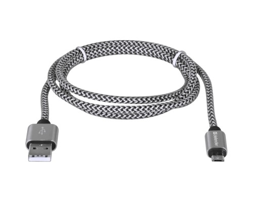 Дата кабель USB 2.0 AM to Micro 5P 1.0m USB08-03T PRO Defender (87815)