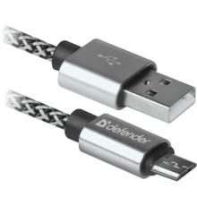 Дата кабель USB 2.0 AM to Micro 5P 1.0m USB08-03T PRO Defender (87815)