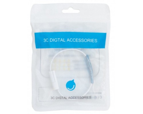 Дата кабель USB 2.0 AM to Micro 5P 0.2m браслет white Extradigital (KBU1781)