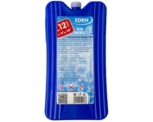Акумулятор холоду Zorn IceAkku 1x220g blue (4251702500138)
