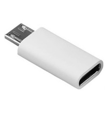 Перехідник Lapara Micro USB Male to USB 3.1 Type-C Female white (LA-MaleMicroUSB-TypeC-Female white)