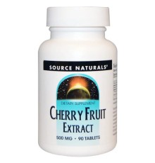 Трави Source Naturals Екстракт Вишні 500мг, 90 таблеток (SNS-01681)