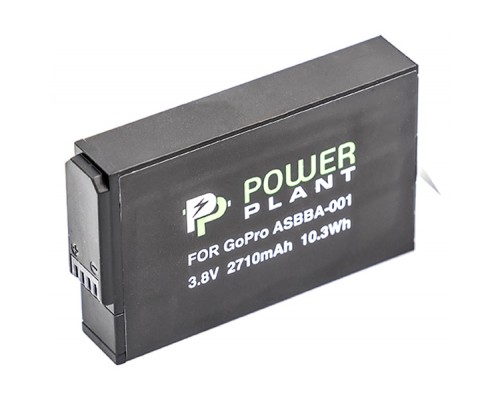 Акумулятор до фото/відео PowerPlant GoPro ASBBA-001 2710mAh (CB970155) 