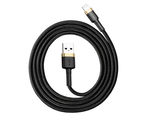 Дата кабель USB 2.0 AM to Lightning 1.0m 1.5A gold-black Baseus (CALKLF-BV1)