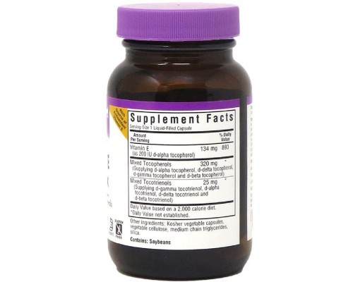 Вітамін Bluebonnet Nutrition Комплекс Вітаміну E, Vitamin E Complex, 30 капсул (BLB0600)