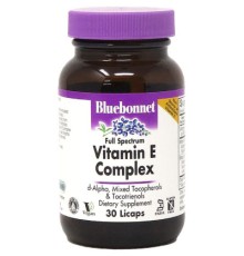 Вітамін Bluebonnet Nutrition Комплекс Вітаміну E, Vitamin E Complex, 30 капсул (BLB0600)