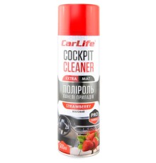 Автополіроль CarLife Cockpit Cleaner EXTRA MAT Полуниця 500мл (CF523)